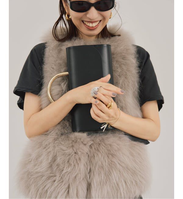 VERMEIL par iena「SALCE サルチェ BAG PITUS METAL BIG 4453250016」|ハンドバッグ|