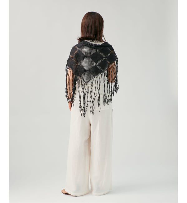 VERMEIL par iena「ASAUCE MELER アソースメレ ギマコットントライアングルストール AM26-ST169」|ストール|