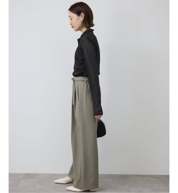 SLOBE IENA「レースエリツキロンT」|Tシャツ・カットソー|