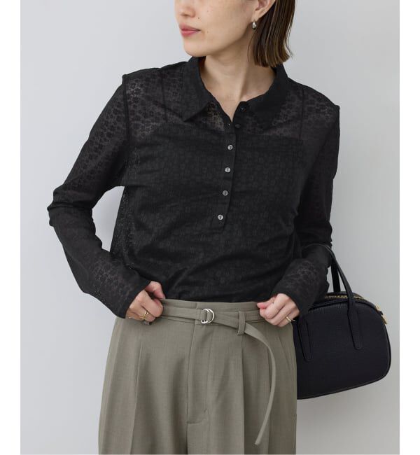 SLOBE IENA「レースエリツキロンT」|Tシャツ・カットソー|