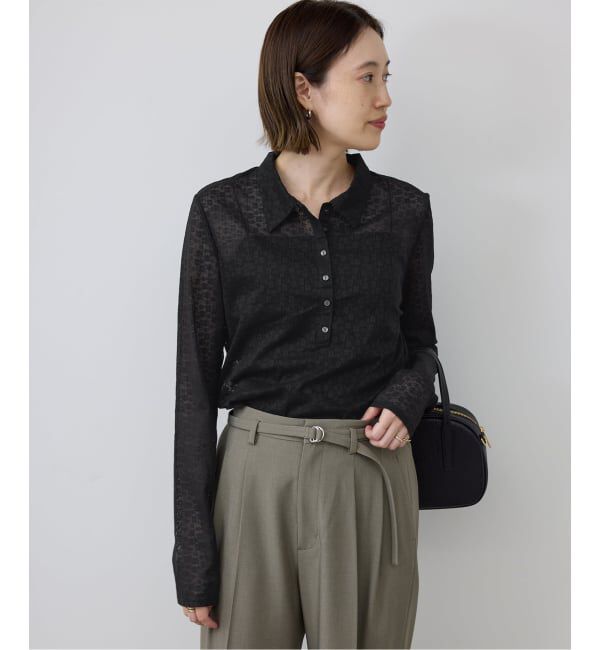 SLOBE IENA「レースエリツキロンT」|Tシャツ・カットソー|