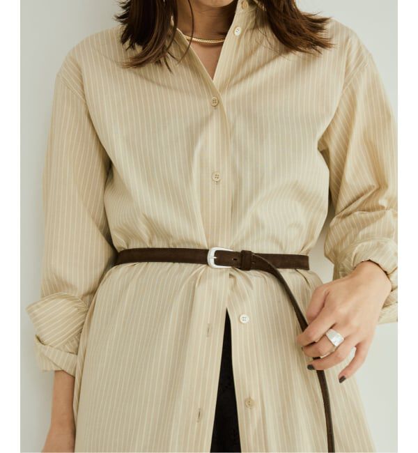 VERMEIL par iena「Long シャツ」|ワンピース|