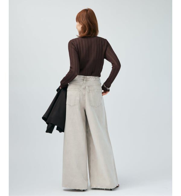 VERMEIL par iena「レースニット ハイネックロングスリーブプルオーバー」|ニット・セーター|