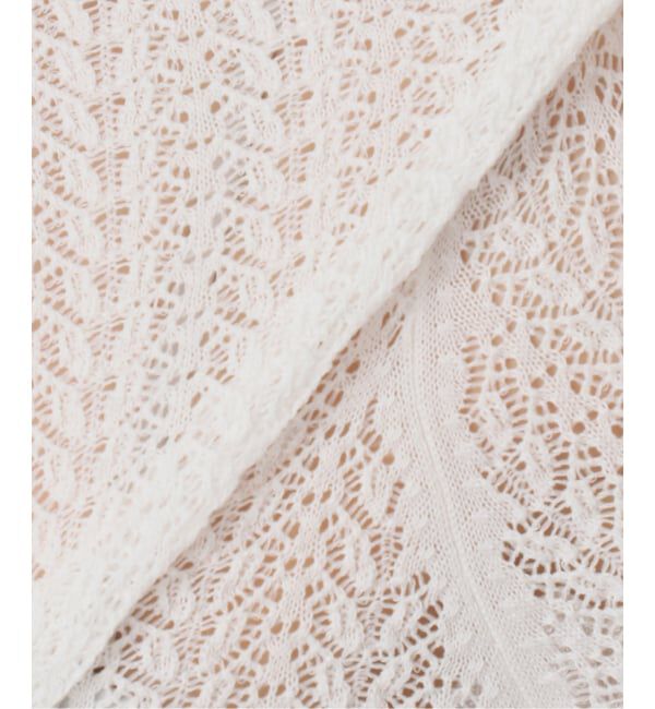 VERMEIL par iena「レースニット ハイネックロングスリーブプルオーバー」|ニット・セーター|