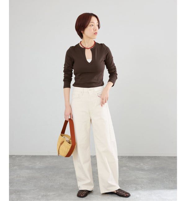 IENA「FLORE FLORE/フローレフローレ IMAN LONGSLEEVE カットソー  IMA-LS」|Tシャツ・カットソー|