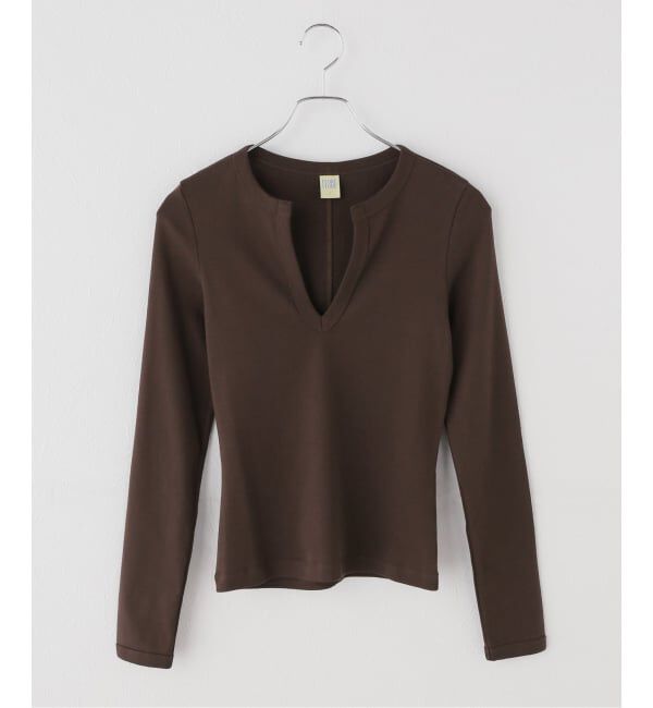 IENA「FLORE FLORE/フローレフローレ IMAN LONGSLEEVE カットソー  IMA-LS」|Tシャツ・カットソー|