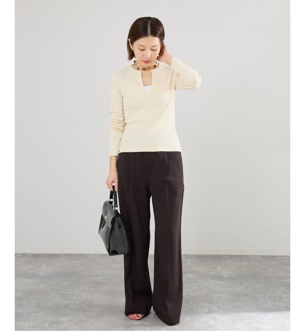 IENA「FLORE FLORE/フローレフローレ IMAN LONGSLEEVE カットソー  IMA-LS」|Tシャツ・カットソー|