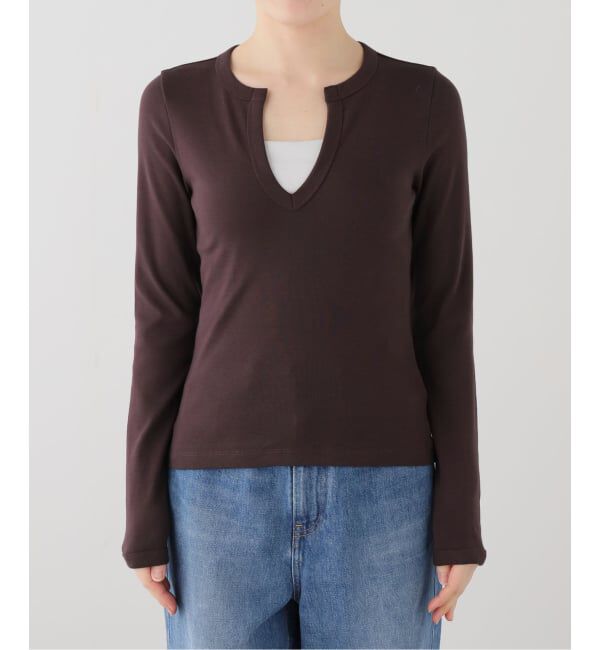 IENA「FLORE FLORE/フローレフローレ IMAN LONGSLEEVE カットソー  IMA-LS」|Tシャツ・カットソー|