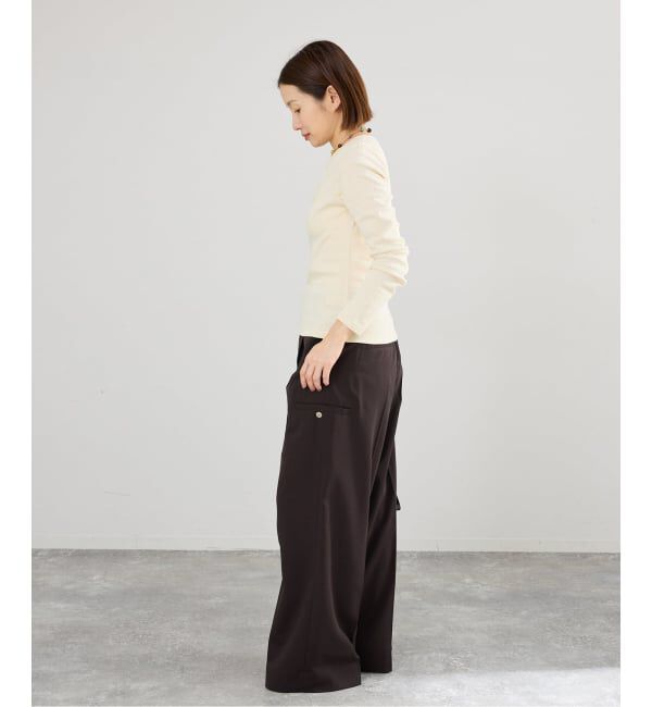 IENA「FLORE FLORE/フローレフローレ IMAN LONGSLEEVE カットソー  IMA-LS」|Tシャツ・カットソー|