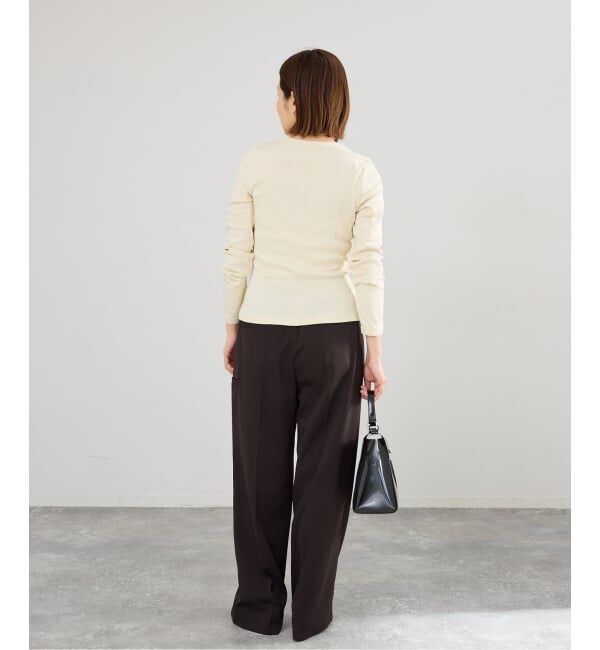 IENA「FLORE FLORE/フローレフローレ IMAN LONGSLEEVE カットソー  IMA-LS」|Tシャツ・カットソー|