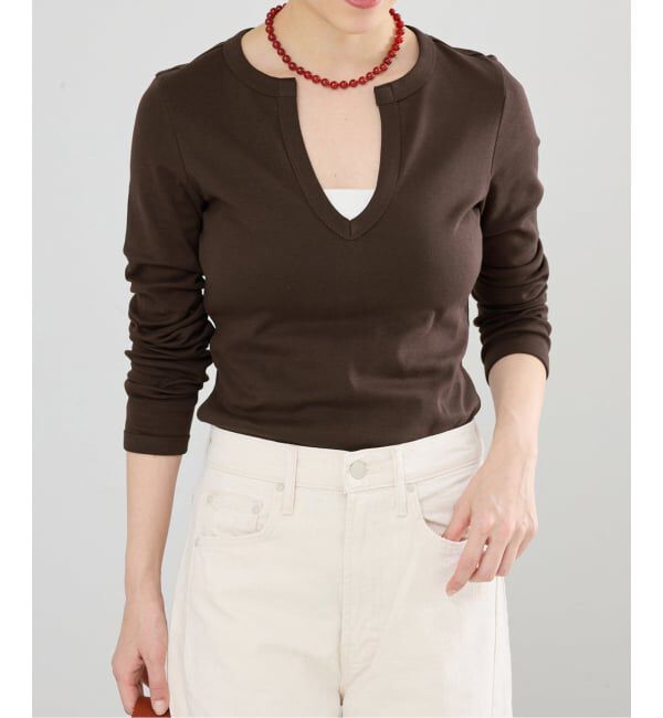 IENA「FLORE FLORE/フローレフローレ IMAN LONGSLEEVE カットソー  IMA-LS」|Tシャツ・カットソー|