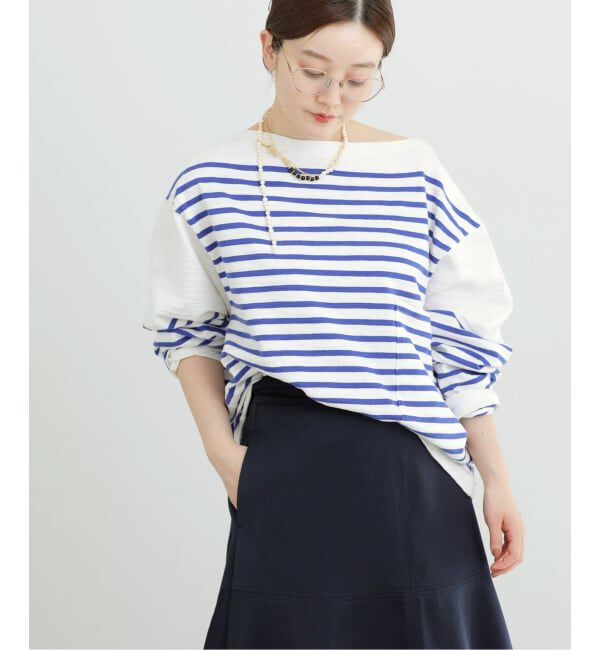 IENA「TOURNON/トゥルノン BASQUE BORDER Tシャツ 26SCS028」|Tシャツ・カットソー|