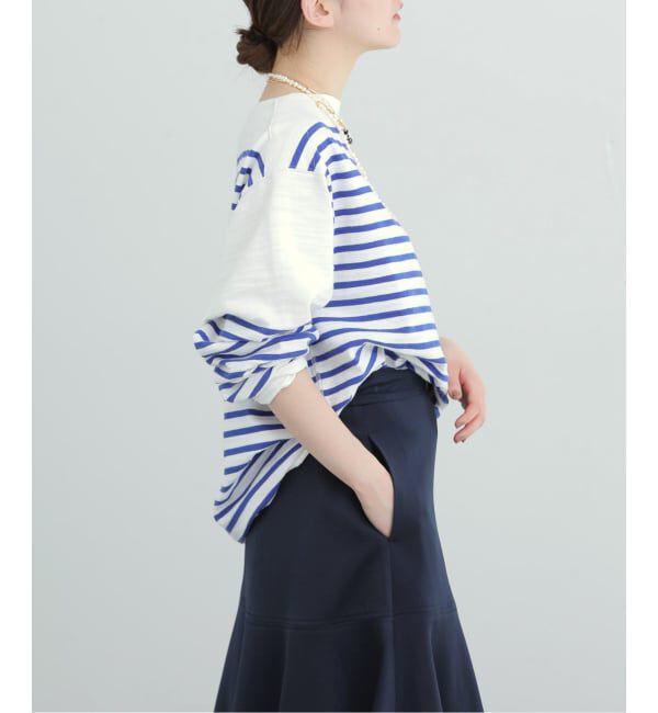 IENA「TOURNON/トゥルノン BASQUE BORDER Tシャツ 26SCS028」|Tシャツ・カットソー|