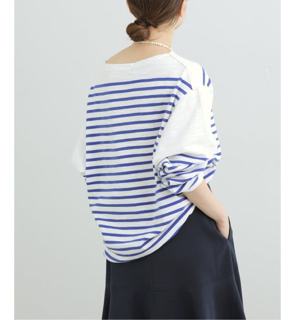 IENA「TOURNON/トゥルノン BASQUE BORDER Tシャツ 26SCS028」|Tシャツ・カットソー|