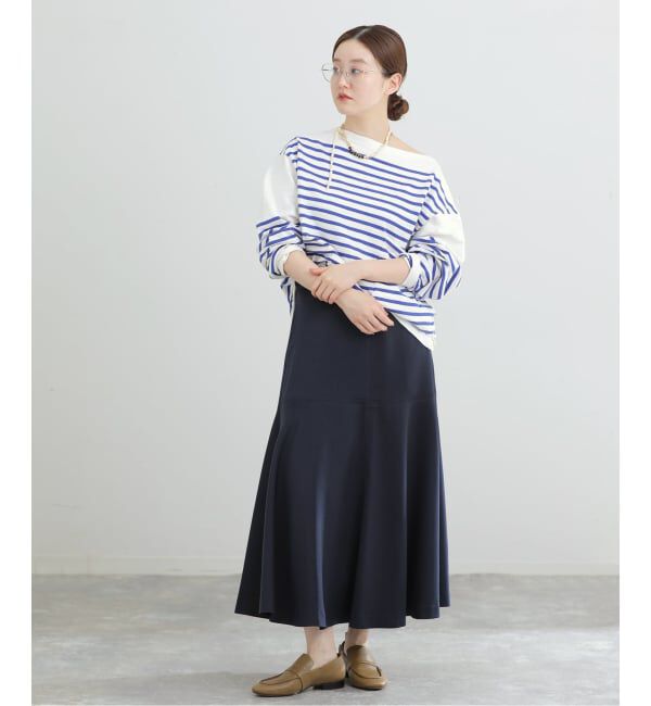 IENA「TOURNON/トゥルノン BASQUE BORDER Tシャツ 26SCS028」|Tシャツ・カットソー|