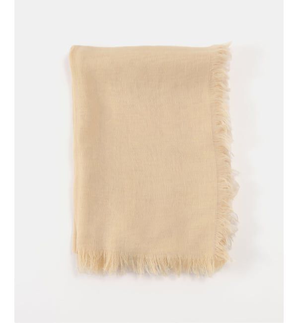 IENA LA BOUCLE「ASAUCE MELER/アソースメレ リネンモダールシルクストール AM26S-ST14」|ストール|ナチュラル