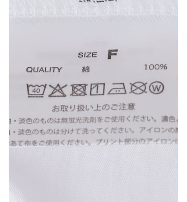 IENA「GOOD ROCK SPEED フロッキーTシャツ」|Tシャツ・カットソー|