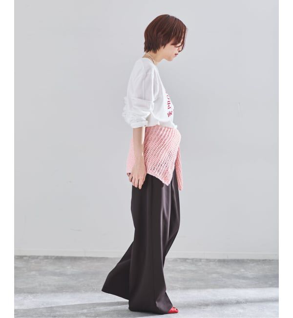 IENA「GOOD ROCK SPEED フロッキーTシャツ」|Tシャツ・カットソー|