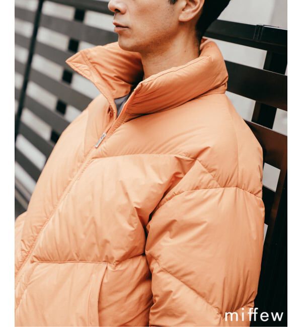 EDIFICE「miffew（ミフュー）別注 キルティング ダウン ジャケット」|ダウン|オレンジ A