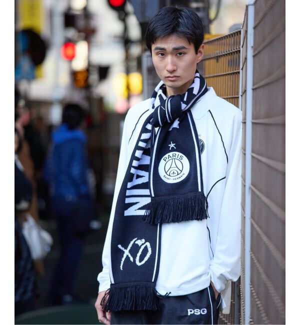 Paris Saint-Germain「【Paris Saint-Germain / パリ・サン＝ジェルマン】PSG X XO KNITTED SCARF」|マフラー|