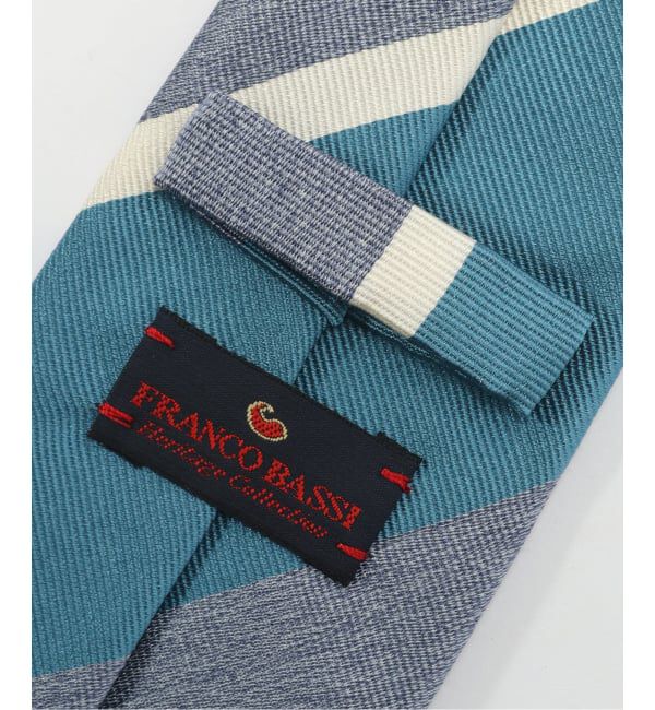 EDIFICE「FRANCO BASSI (フランコ バッシ) Melange Twill Stripe タイ」|ネクタイ・蝶ネクタイ|