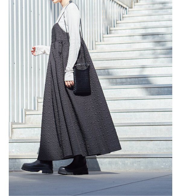 Oriens JOURNAL STANDARD「《追加3》【"GOOD GIRL&rdquo; / グッドガール】3Dジャガードキャミワンピース」|ワンピース|