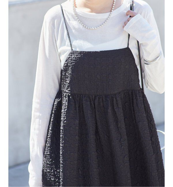 Oriens JOURNAL STANDARD「《追加3》【"GOOD GIRL&rdquo; / グッドガール】3Dジャガードキャミワンピース」|ワンピース|