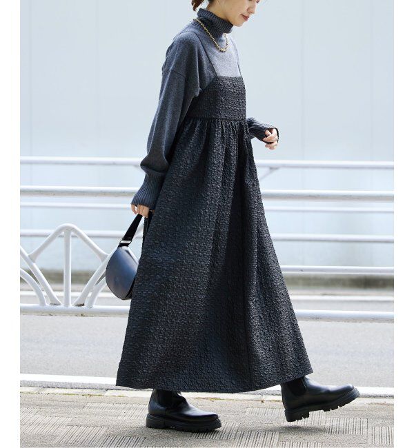 Oriens JOURNAL STANDARD「《追加3》【"GOOD GIRL&rdquo; / グッドガール】3Dジャガードキャミワンピース」|ワンピース|