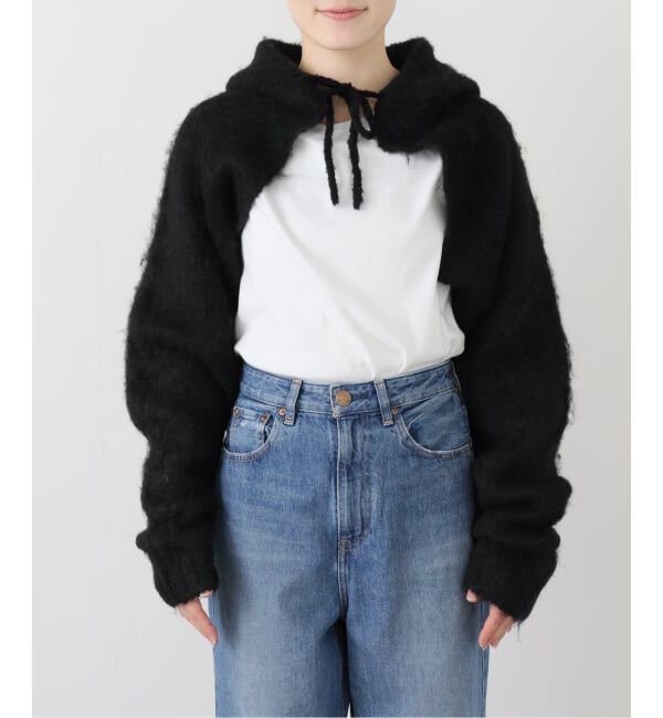 Oriens JOURNAL STANDARD「【VIAVANDA/ヴィアヴァンダ】2WAY HOODED MUFFLER KNIT」|マフラー|ブラック