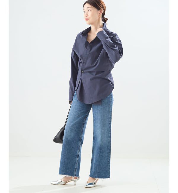 journal standard L'essage「ダブルフロントカシュクールシャツ」|シャツ・ブラウス|