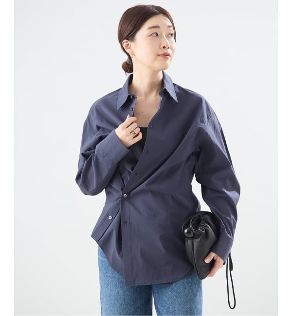journal standard L'essage「ダブルフロントカシュクールシャツ」|シャツ・ブラウス|