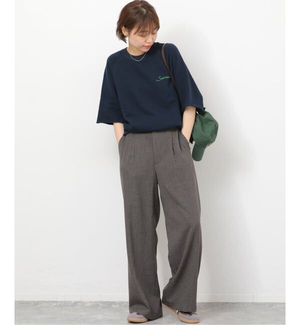 JOURNAL STANDARD relume「［26SS新作］ハーフスリーブ刺繍ロゴスウェット」|スウェット・ジャージ|