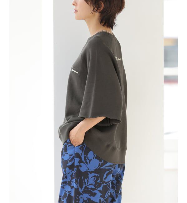 JOURNAL STANDARD relume「［26SS新作］ハーフスリーブ刺繍ロゴスウェット」|スウェット・ジャージ|