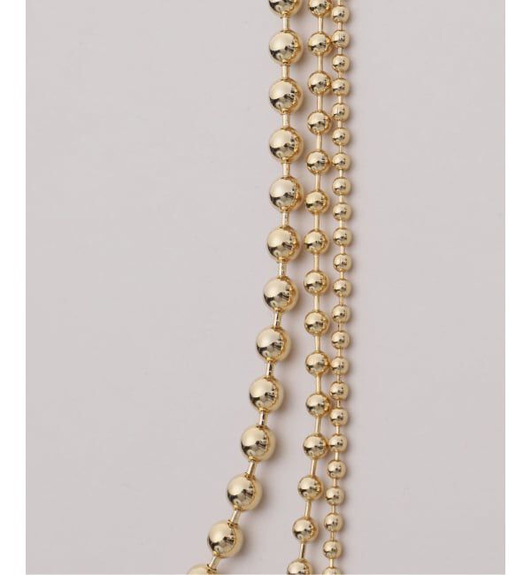 JOURNAL STANDARD relume「《追加》［26SS新作］RELUME ボールチェーン3本セットネックレス」|ネックレス|