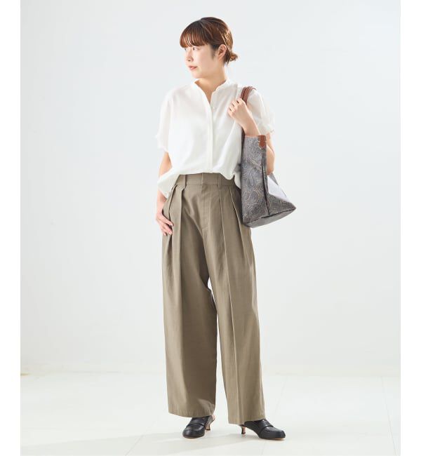 journal standard L'essage「リノリオグログランタックパンツ」|スラックス|