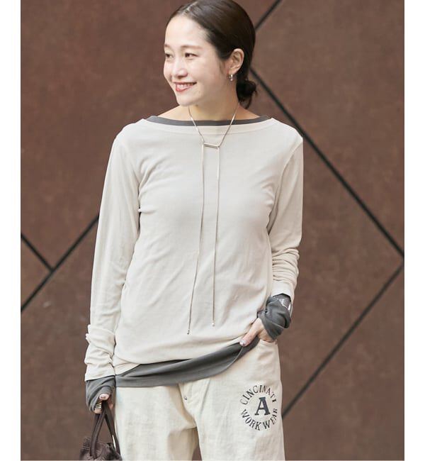 JOURNAL STANDARD「フィブリルフライス2WAYロングスリーブ」|Tシャツ・カットソー|