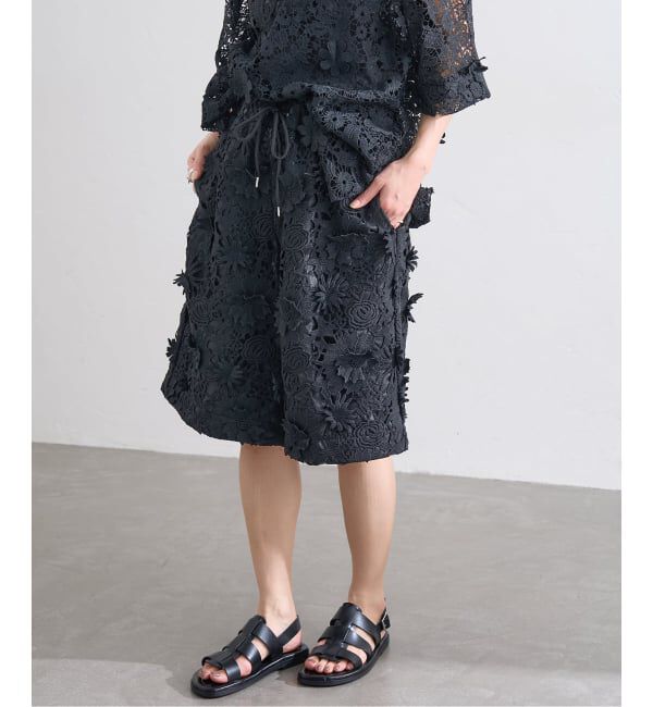 JOURNAL STANDARD「別注【LAYAS/レイヤーズ】 LACE SHORT PT」|その他|ブラック