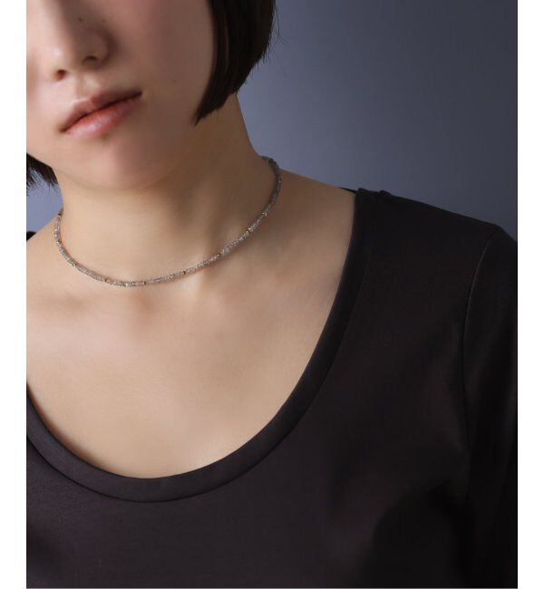 Spick and Span「【SAMH by LILAS】ラブラドライトネックレス SV」|ネックレス|