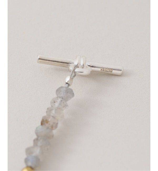 Spick and Span「【SAMH by LILAS】ラブラドライトネックレス SV」|ネックレス|