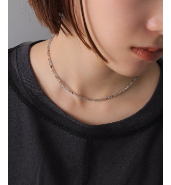 Spick and Span「【SAMH by LILAS】ラブラドライトネックレス SV」|ネックレス|