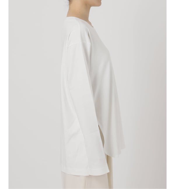 NOBLE「スーピマコットンローズペトールロンTee」|Tシャツ・カットソー|