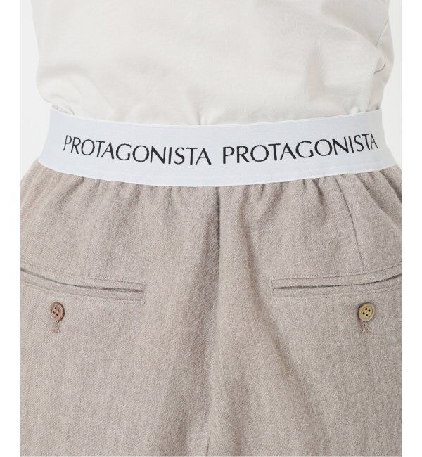 FRAMeWORK「PROTAGONISTA/プロタゴニスタ ウールリネンパンツ」|スラックス|