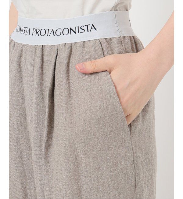 FRAMeWORK「PROTAGONISTA/プロタゴニスタ ウールリネンパンツ」|スラックス|