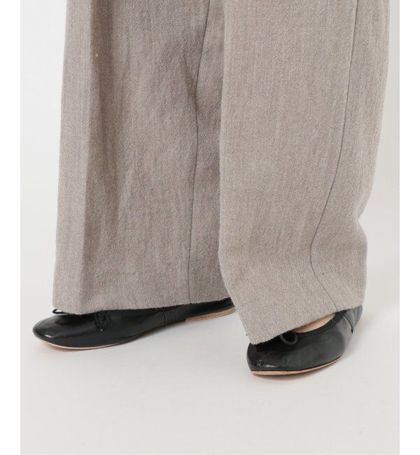 FRAMeWORK「PROTAGONISTA/プロタゴニスタ ウールリネンパンツ」|スラックス|