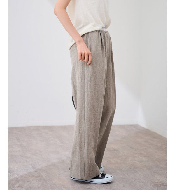 FRAMeWORK「PROTAGONISTA/プロタゴニスタ ウールリネンパンツ」|スラックス|