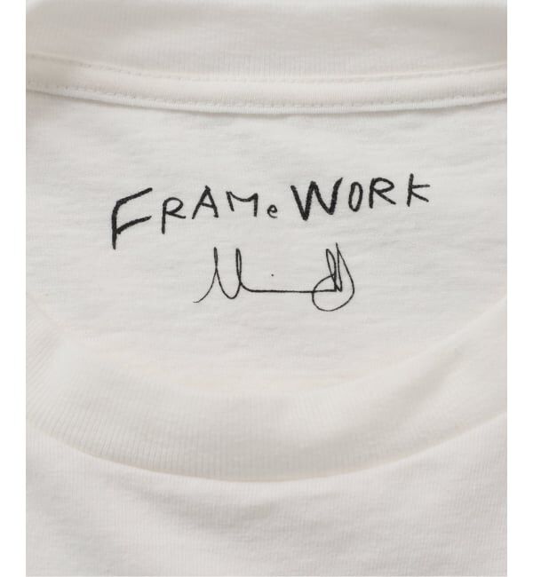 FRAMeWORK「ラージフォトT」|Tシャツ・カットソー|