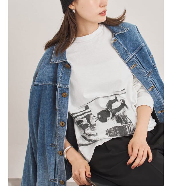 FRAMeWORK「ラージフォトT」|Tシャツ・カットソー|
