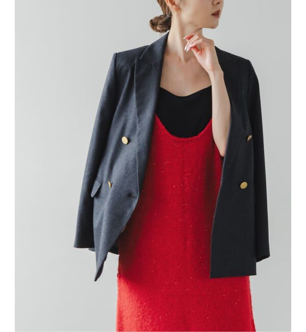 NOBLE「PROVOKEプロヴォーク ラメニットキャミソールワンピース」|ワンピース|