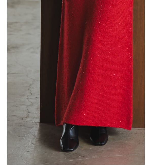 NOBLE「PROVOKEプロヴォーク ラメニットキャミソールワンピース」|ワンピース|