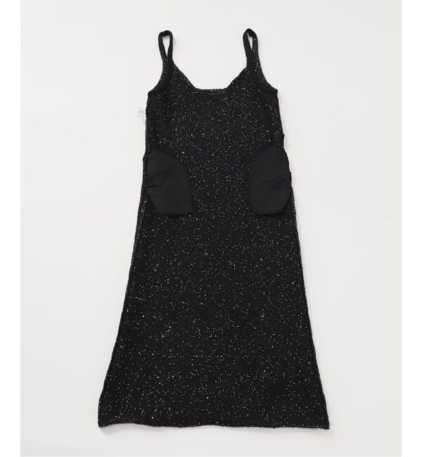 NOBLE「PROVOKEプロヴォーク ラメニットキャミソールワンピース」|ワンピース|